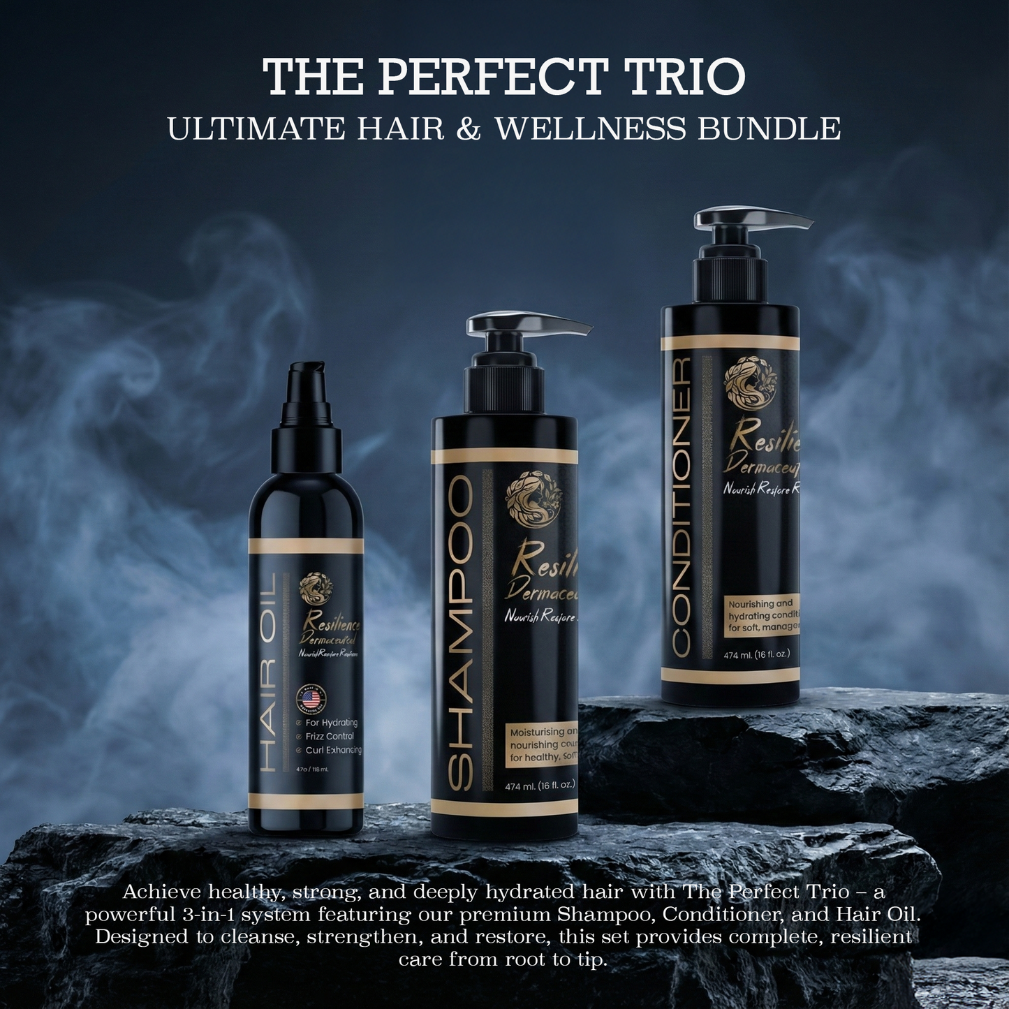 The Perfect Trio – Ultimate Hair & Wellness Bundle